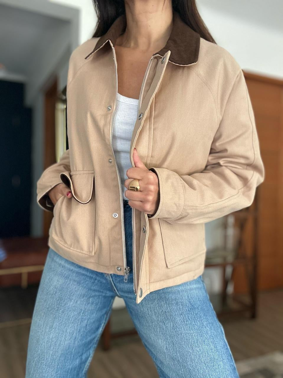 Chaqueta Estocolmo Beige