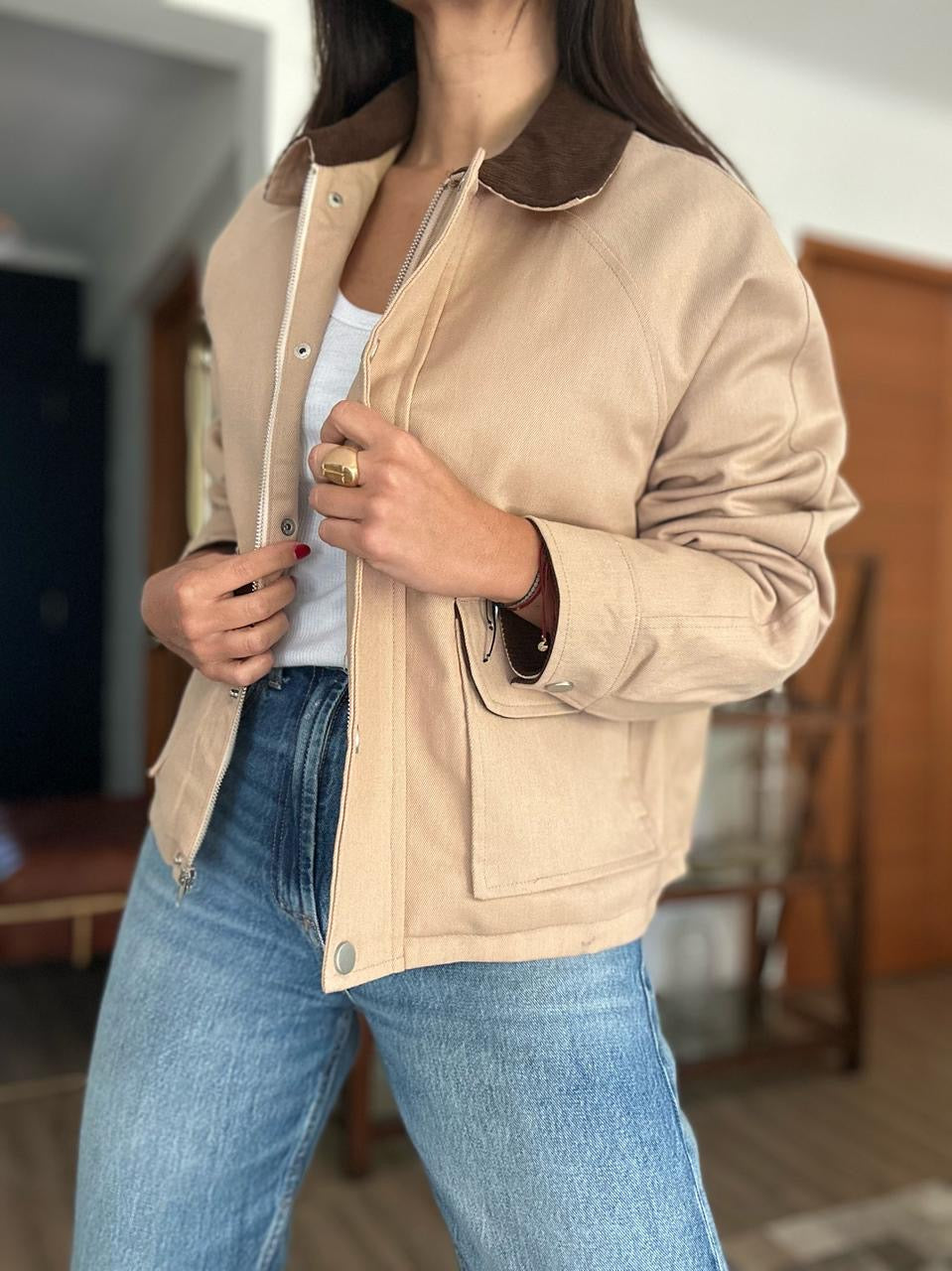 Chaqueta Estocolmo Beige