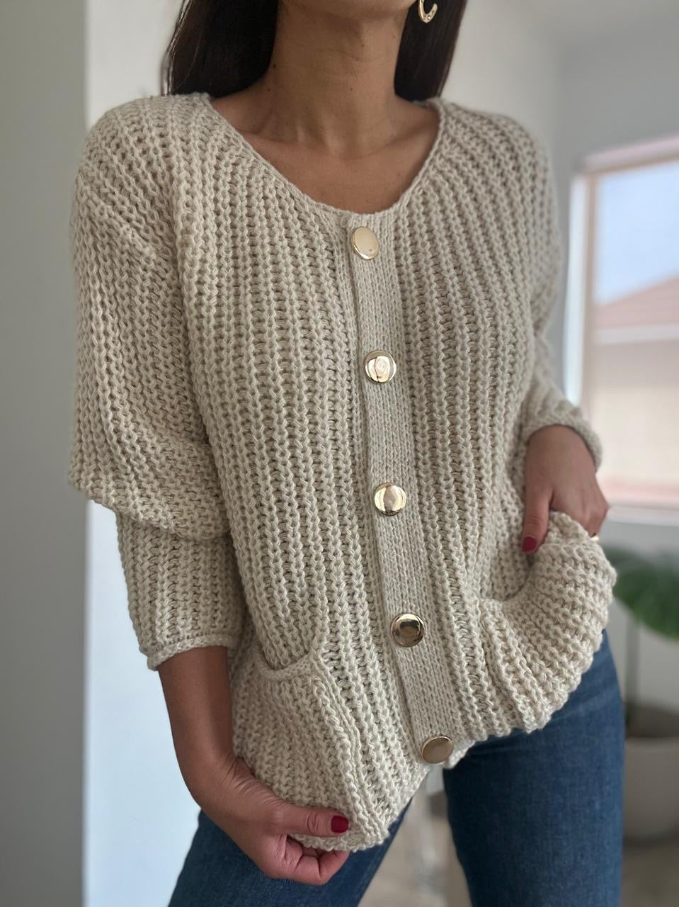 SWEATER PANAMA BLANCO