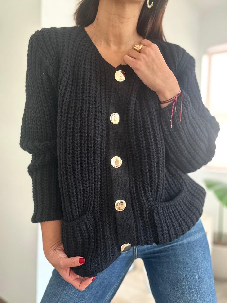 SWEATER PANAMA NEGRO