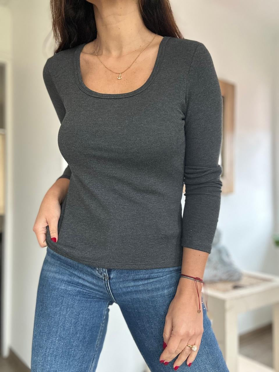 POLERA PARAGUAY GRIS