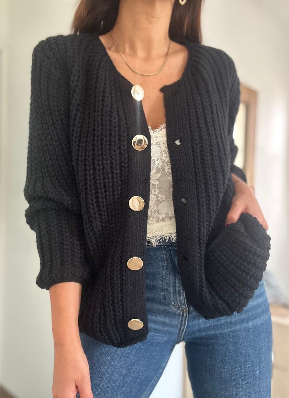 SWEATER PANAMA NEGRO