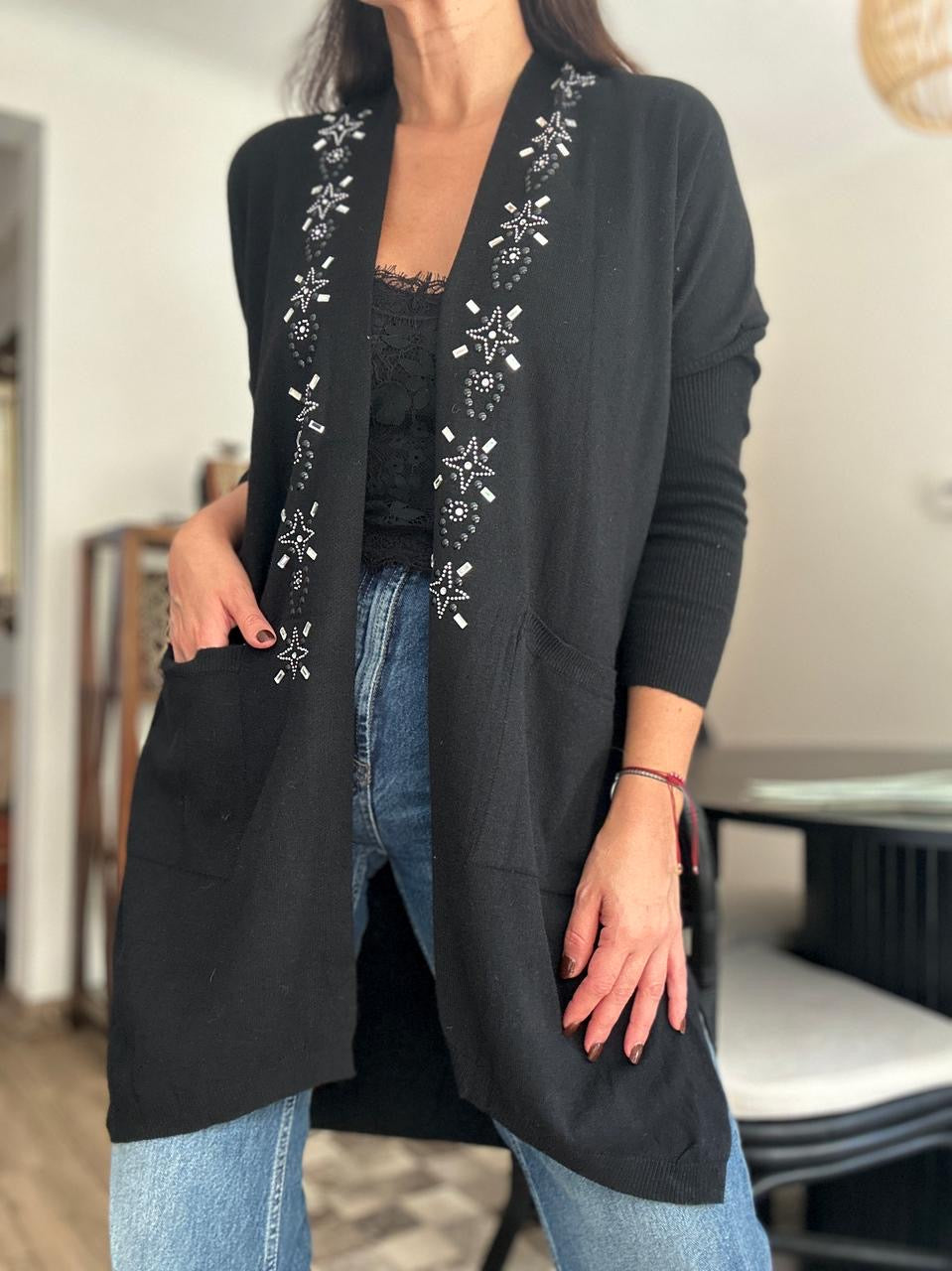 Cardigan Perú Negro