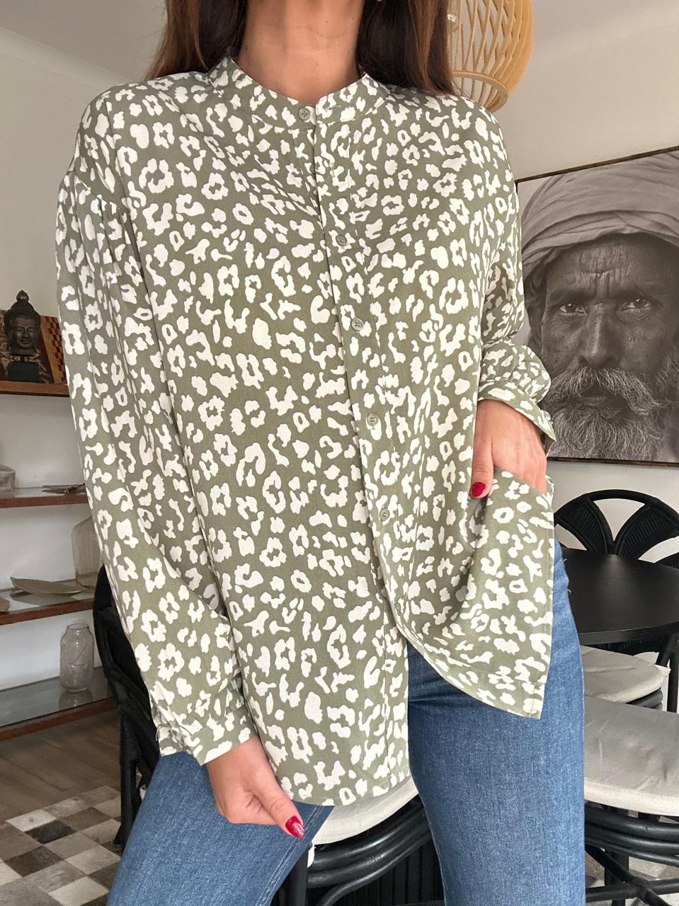 BLUSA INDIA VERDE