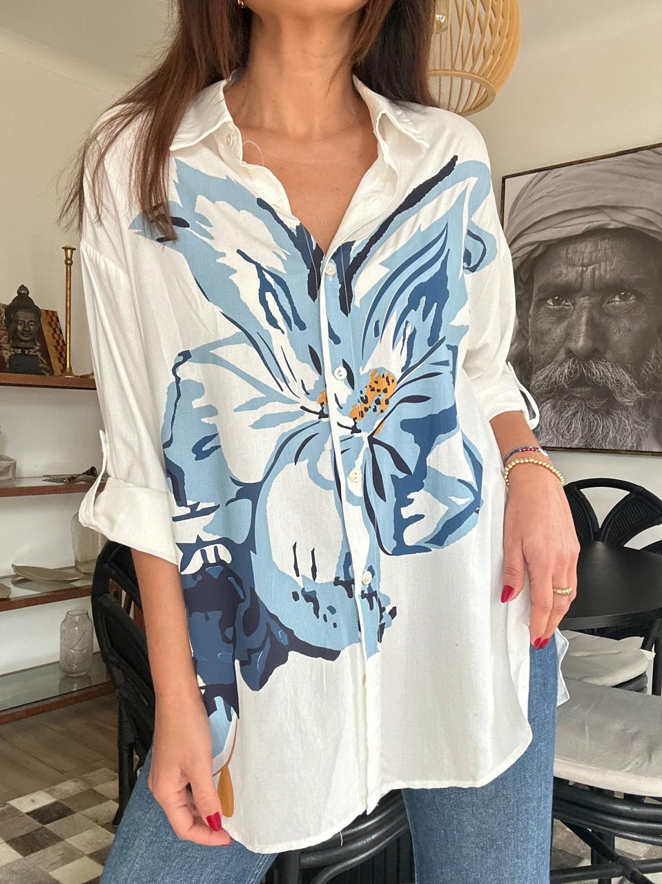 BLUSA FRANCIA AZUL