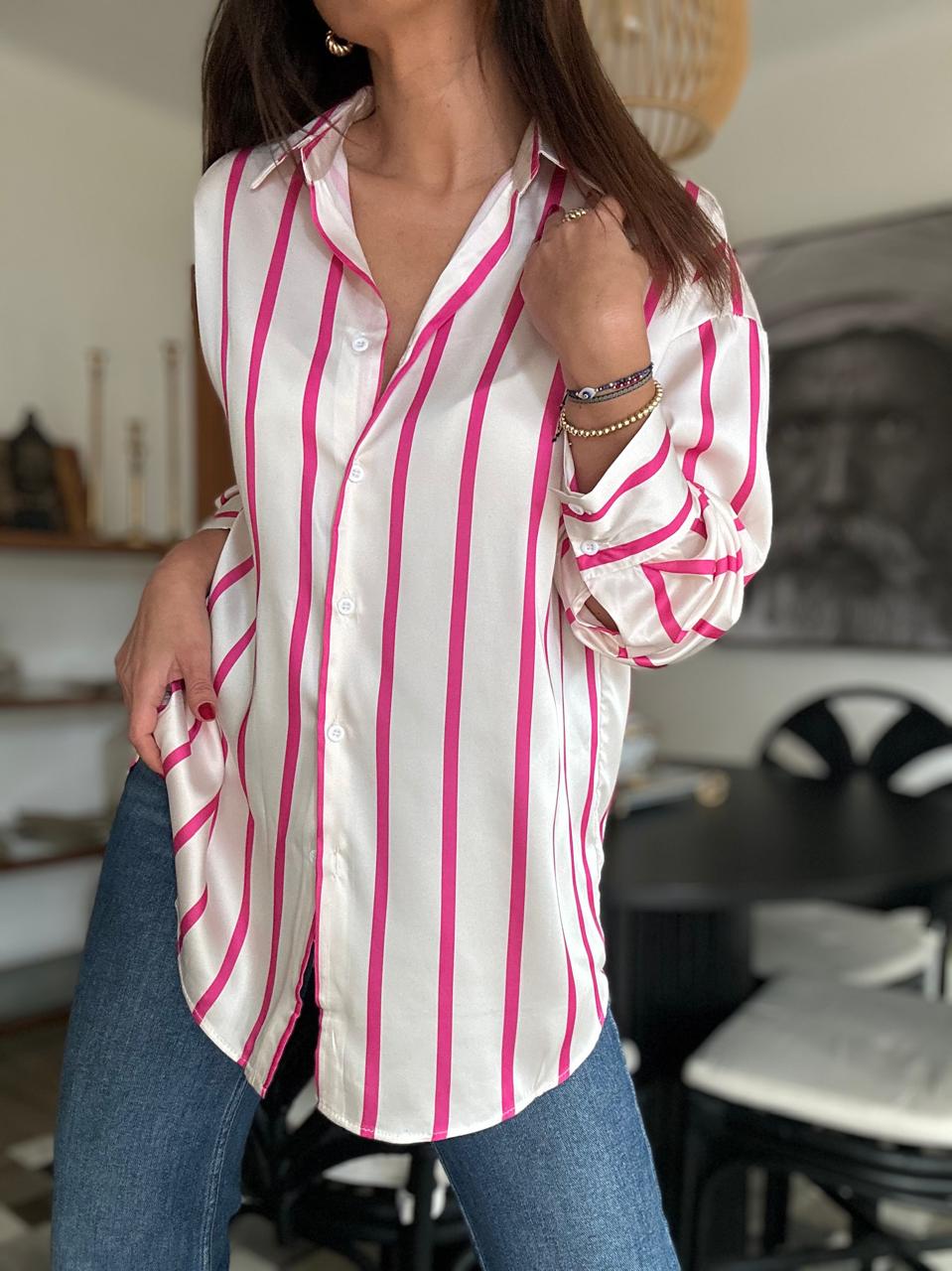BLUSA SUDAFRICA FUCSIA