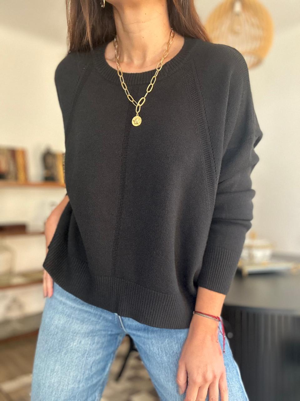 SWEATER HOUSTON NEGRO