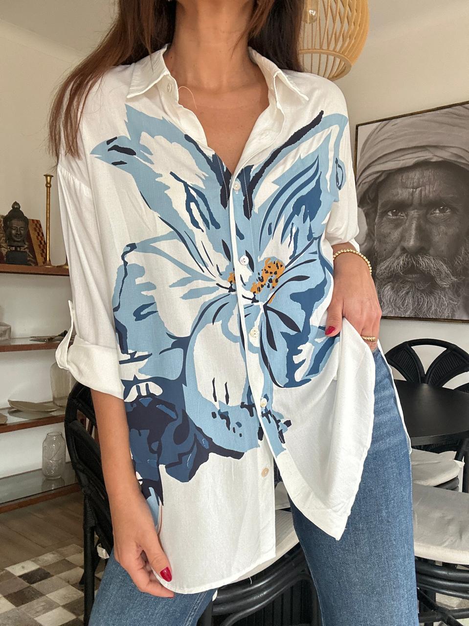 BLUSA FRANCIA AZUL