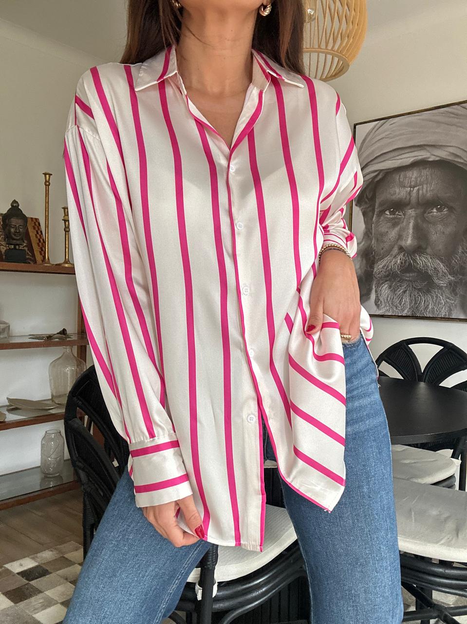 BLUSA SUDAFRICA FUCSIA
