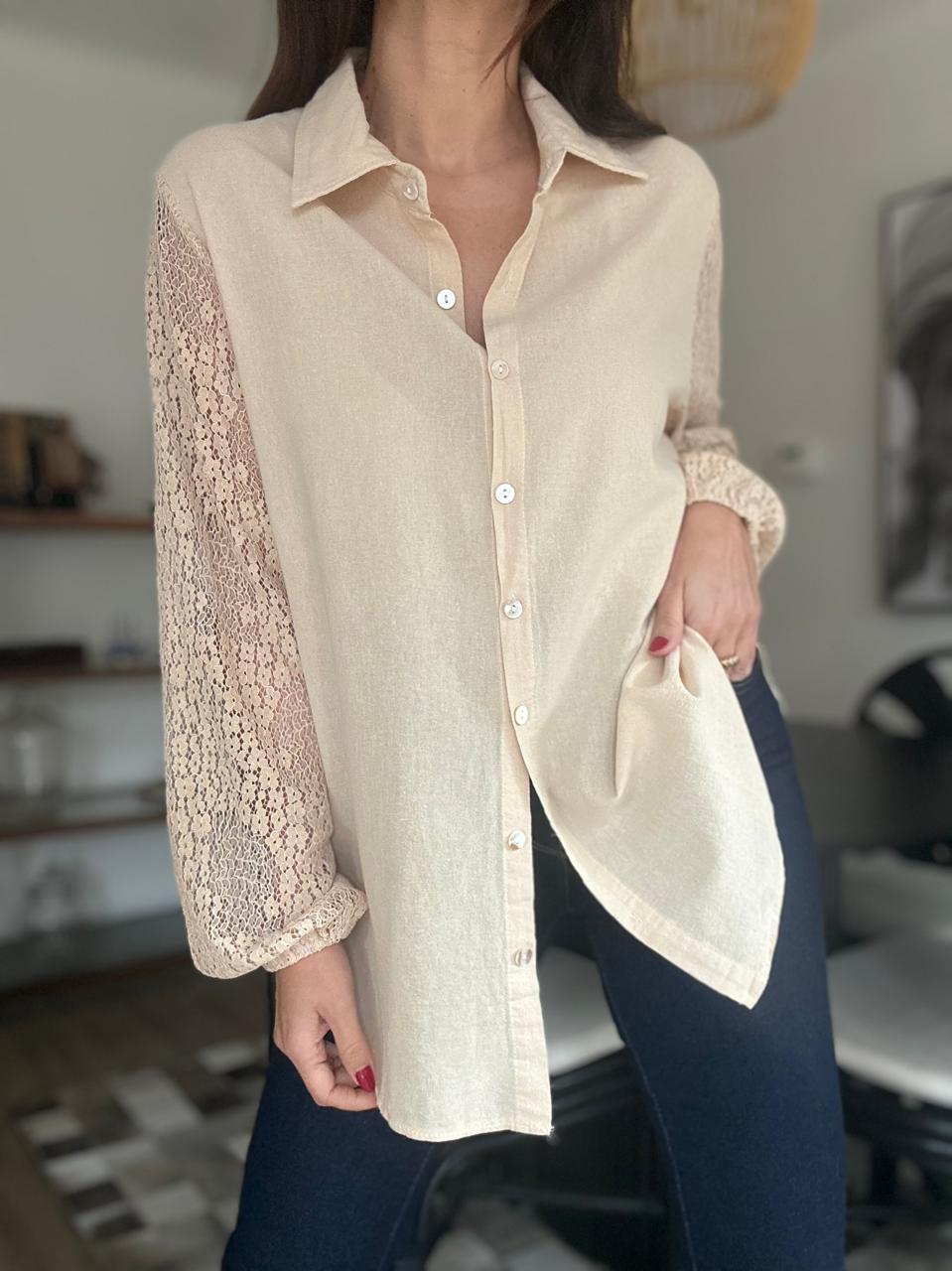 BLUSA TOKIO BEIGE