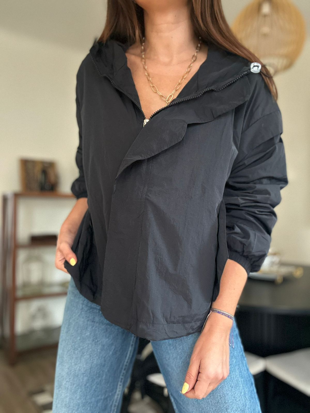 CHAQUETA TOSCANA NEGRA