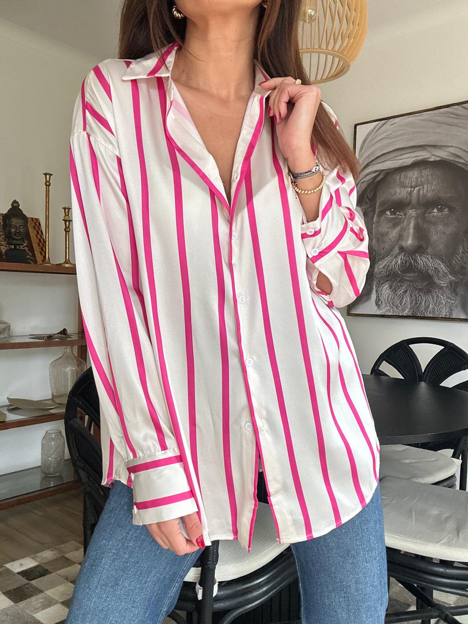 BLUSA SUDAFRICA FUCSIA