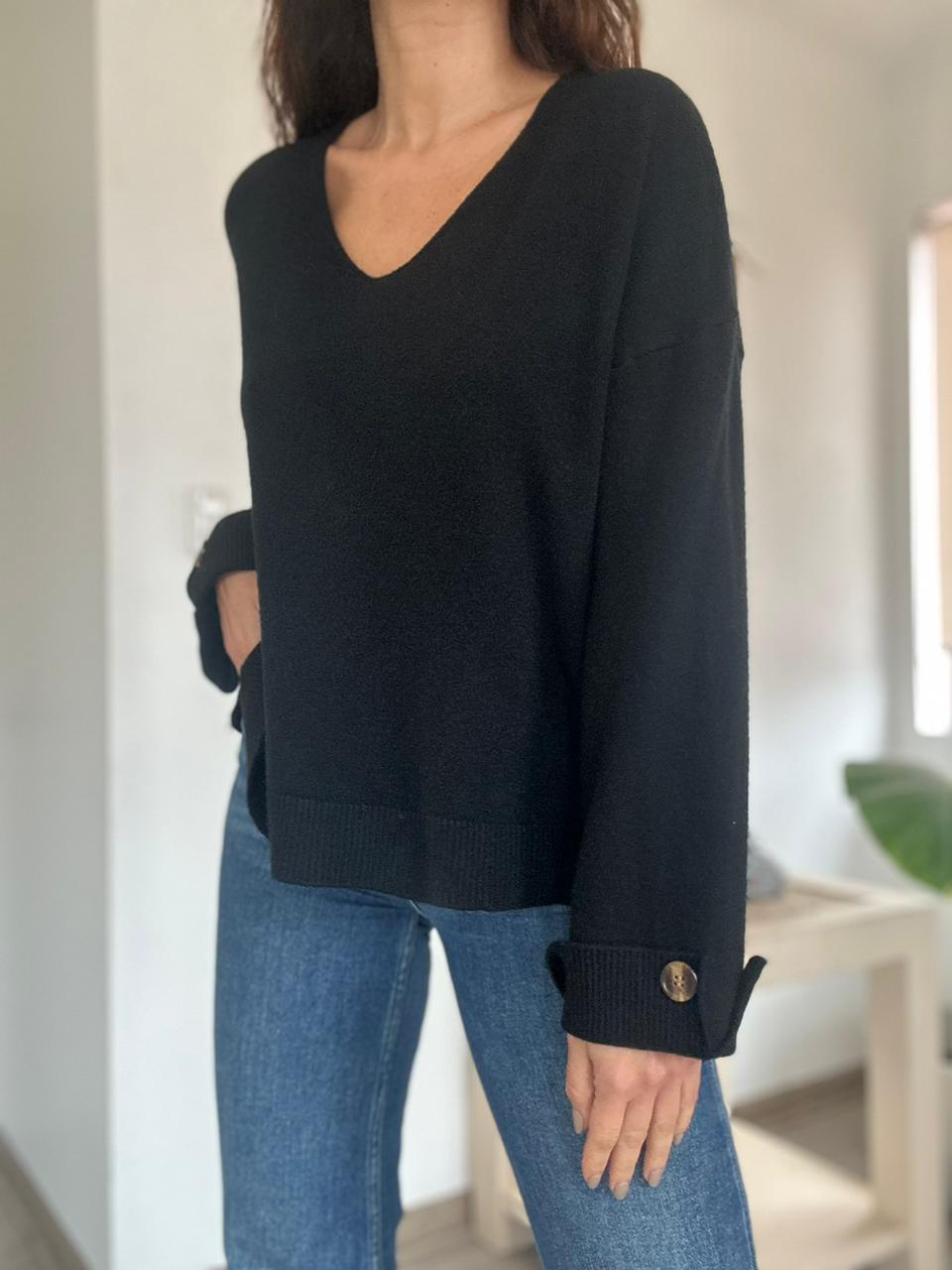 SWEATER AUGUSTA NEGRO