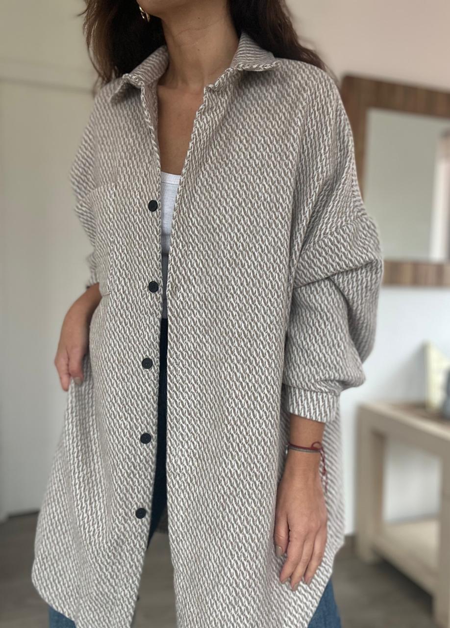 CHAQUETA CAMISA SANTA FE BEIGE