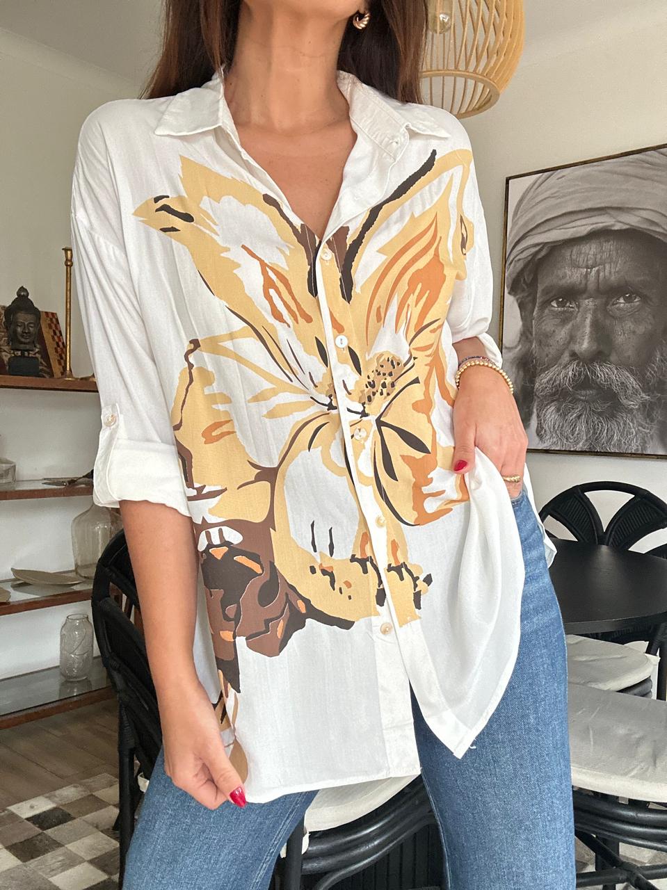 BLUSA FRANCIA BEIGE