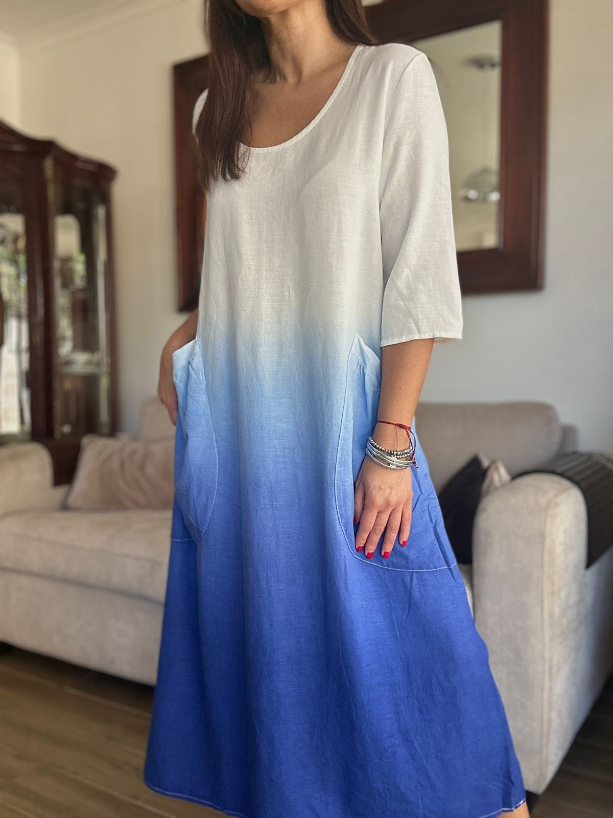 Vestido San Ignacio Azul