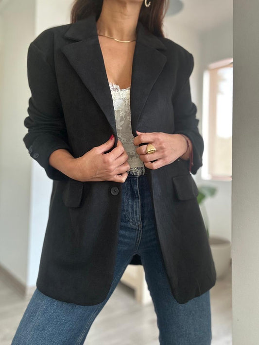BLAZER SUECIA NEGRO