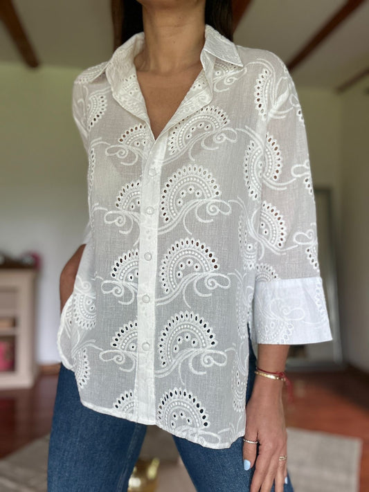 Blusa Amalia Blanco