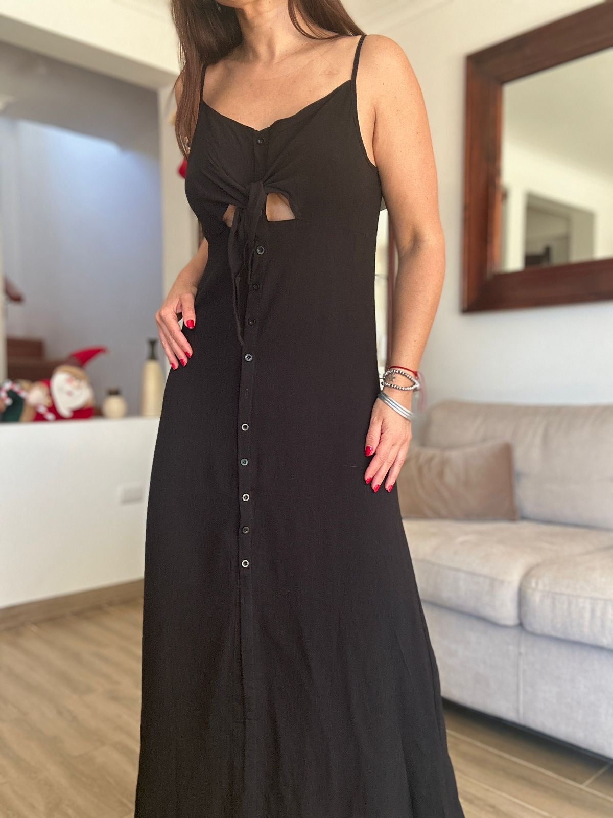 VESTIDO VALENCIA NEGRO