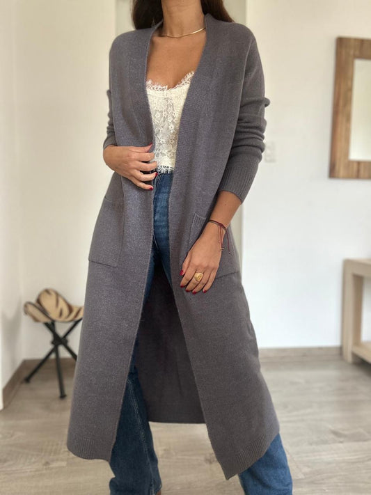 CARDIGAN ISLANDIA GRIS