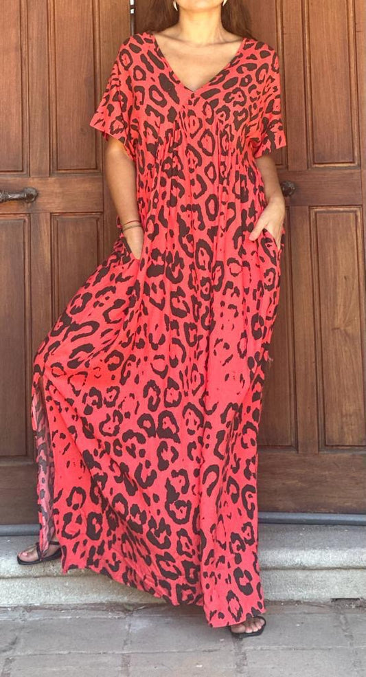 Vestido Puerto Cisnes Rojo