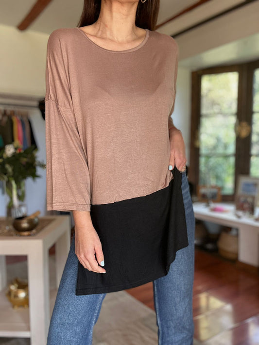 Polera Barcelona Beige