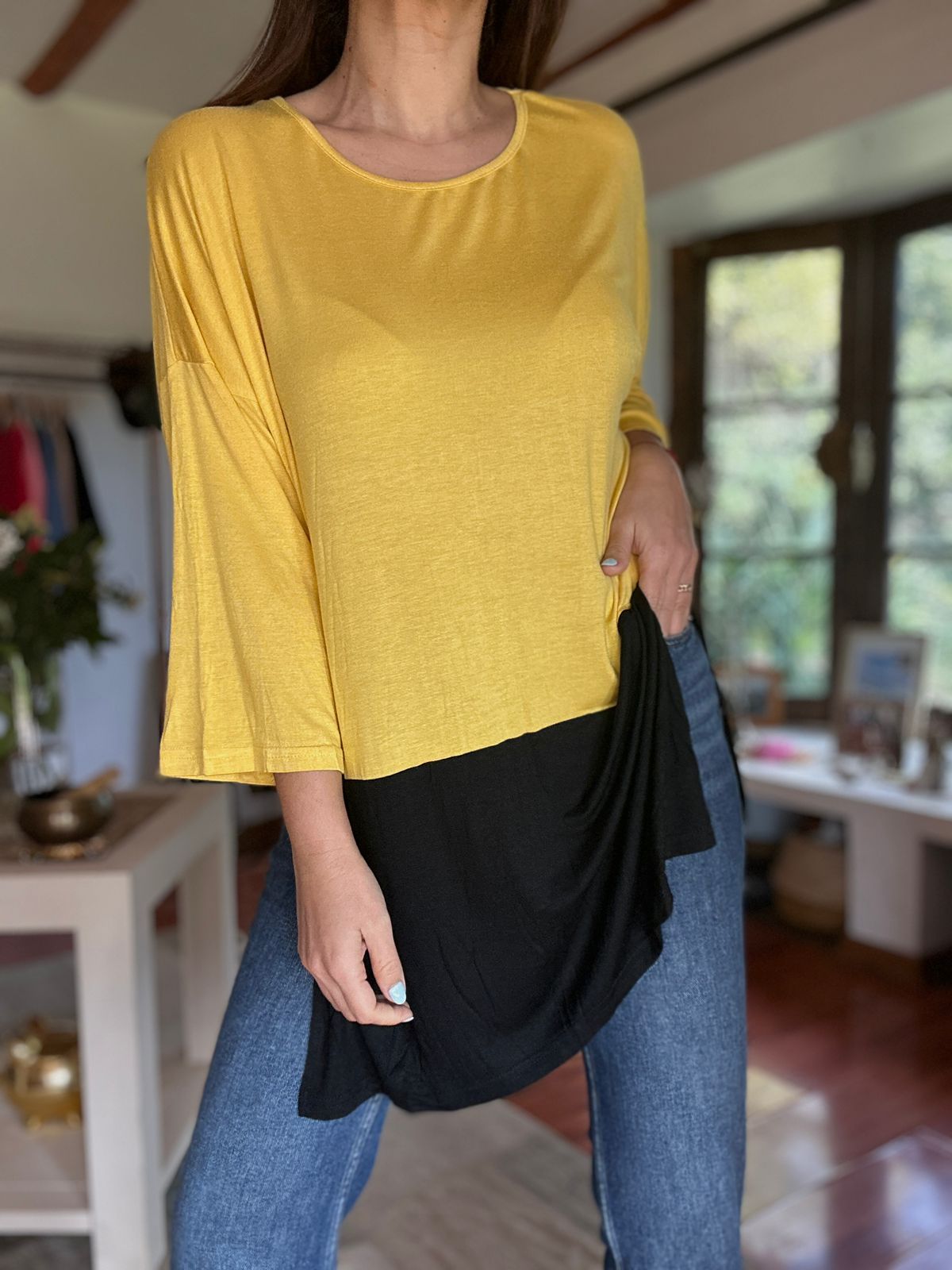 Polera Barcelona Amarillo