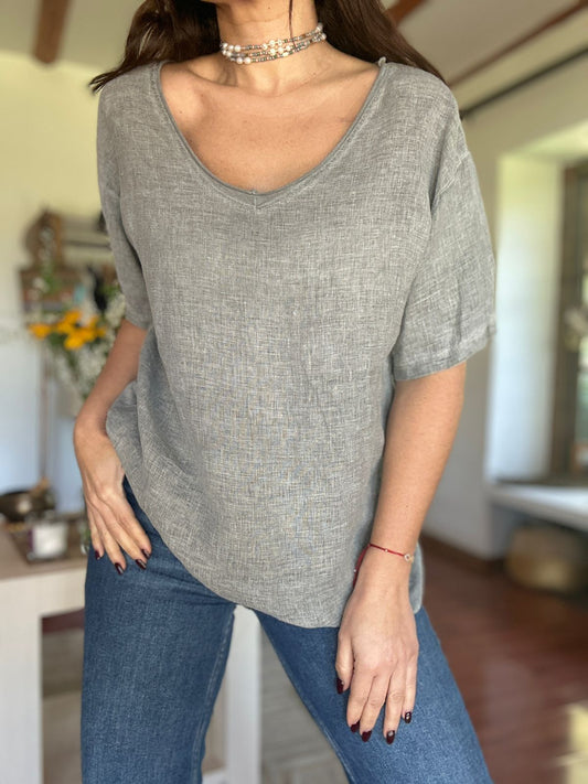 Polera San Salvador Taupe