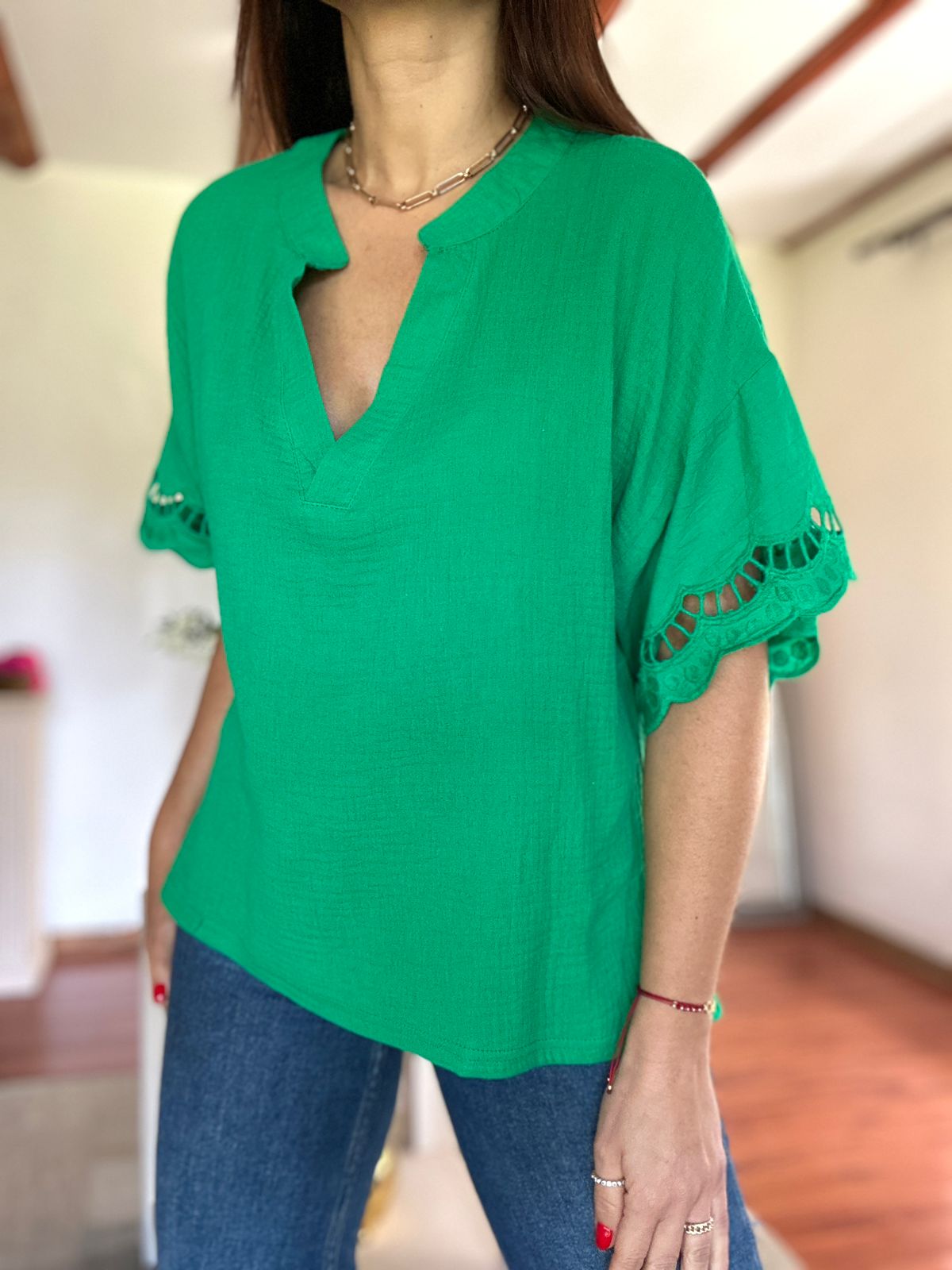 Blusa/Polera Santorini Verde