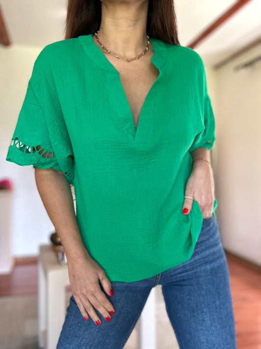 Blusa/Polera Santorini Verde