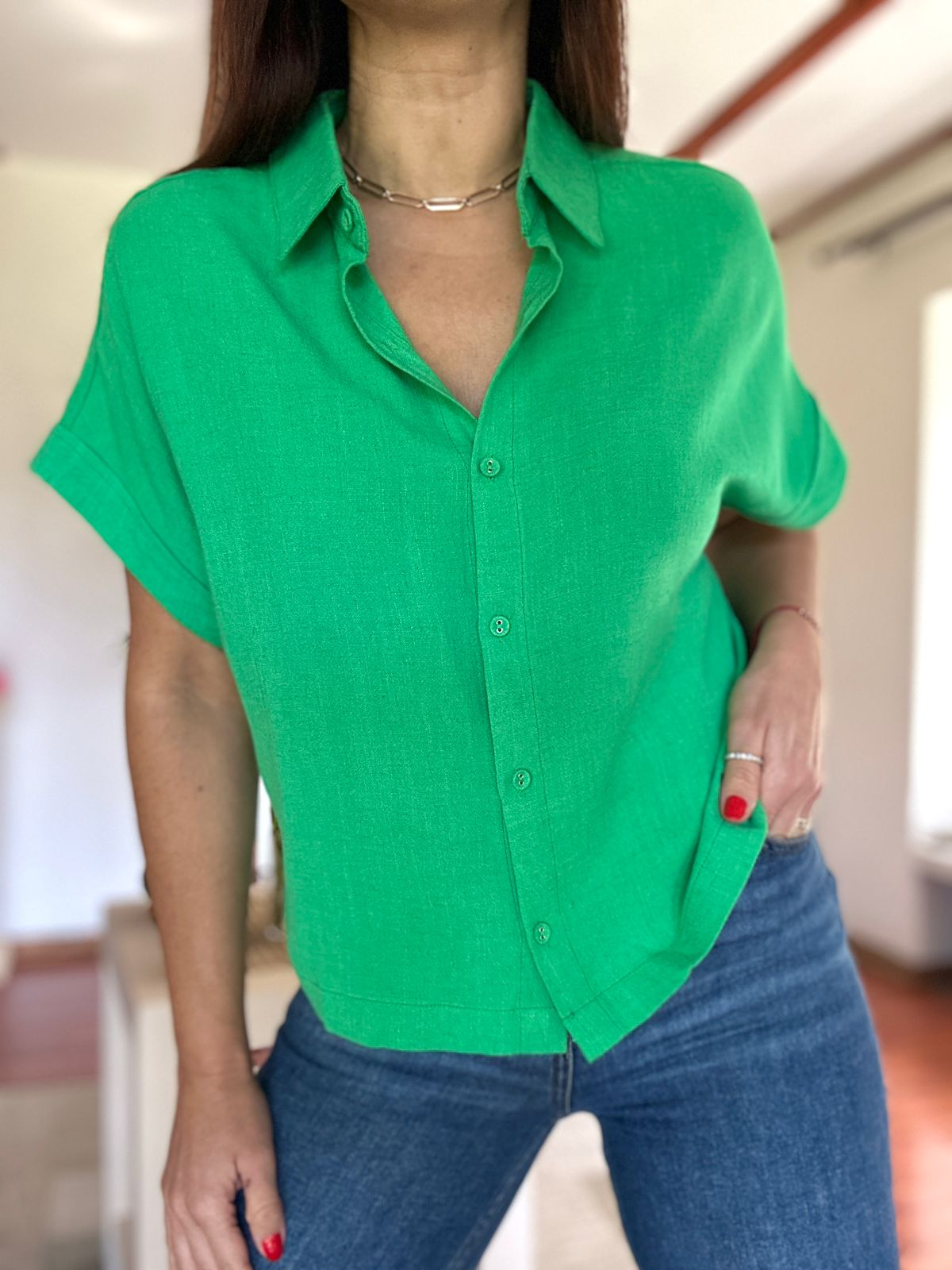 Blusa San Salvador Verde