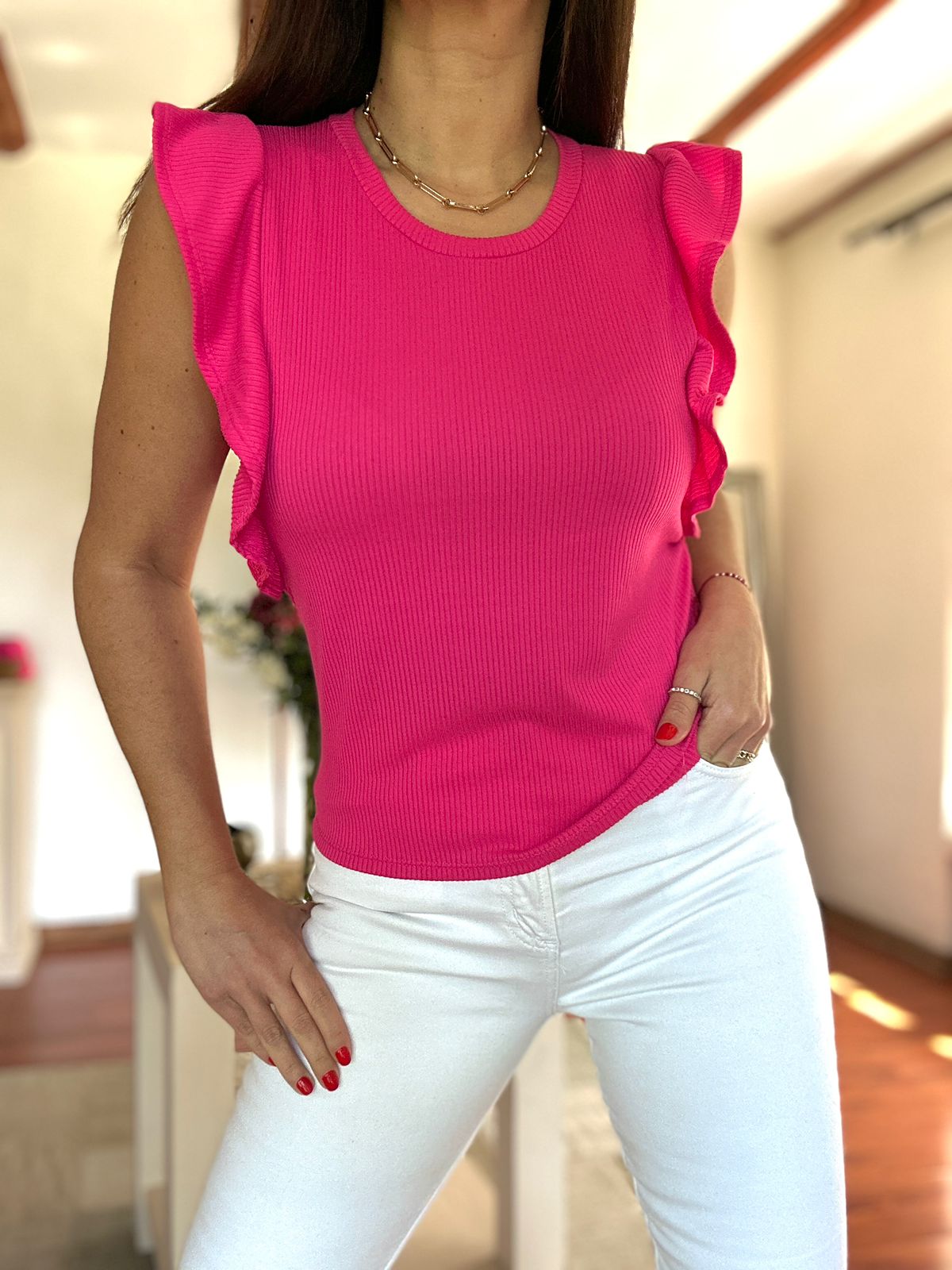 Polera Napoles Fucsia