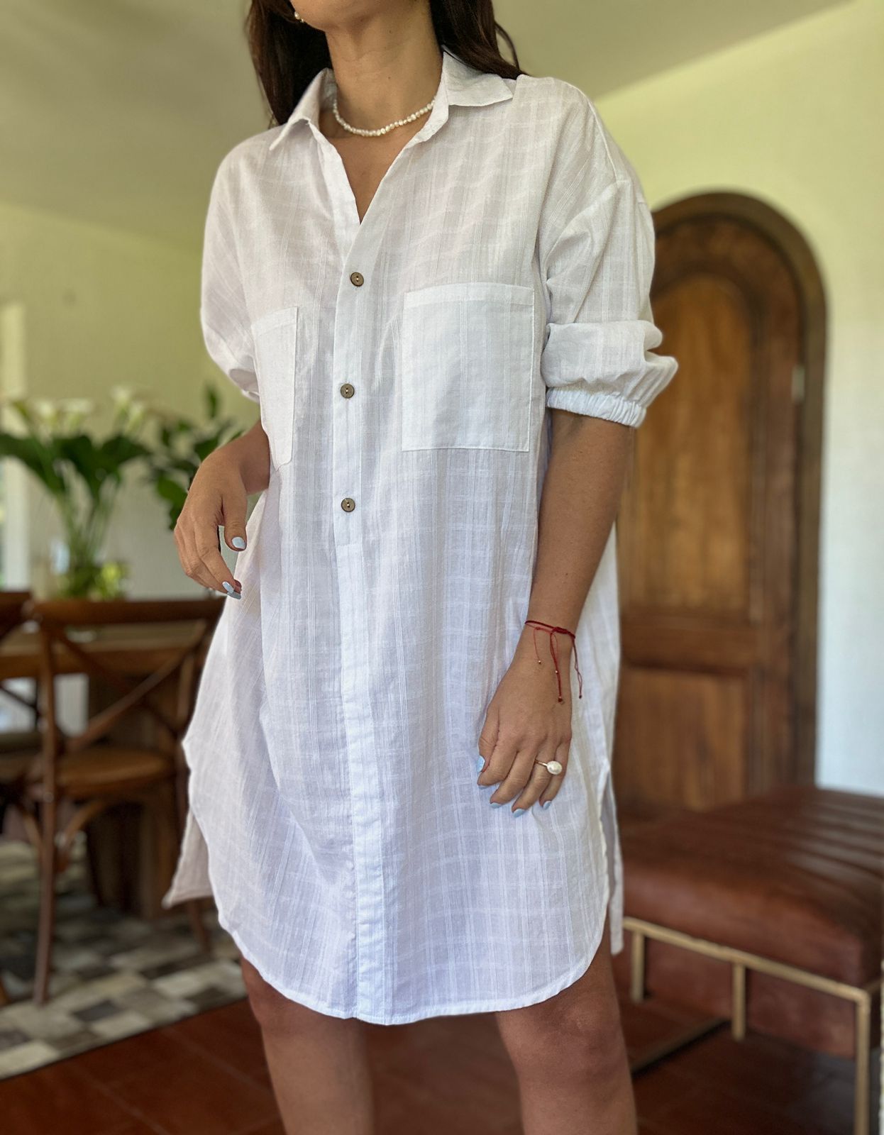 Camisola/Vestido Brasil Blanco