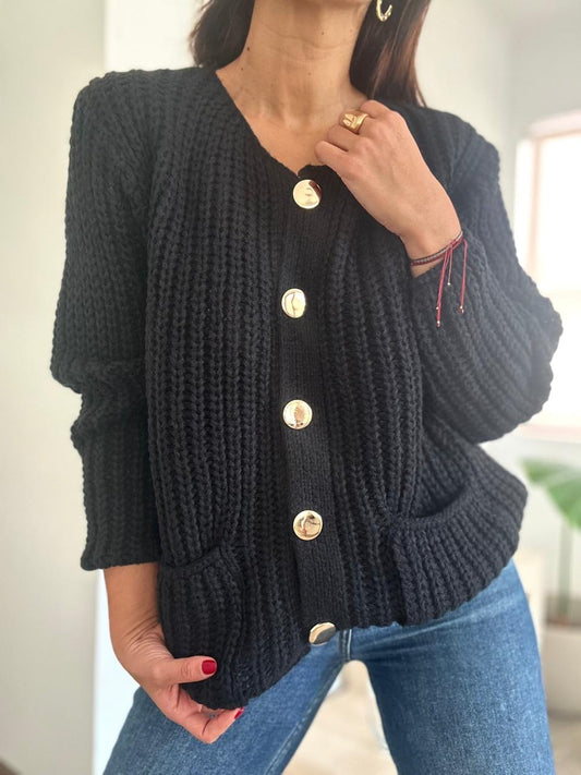 SWEATER PANAMA NEGRO