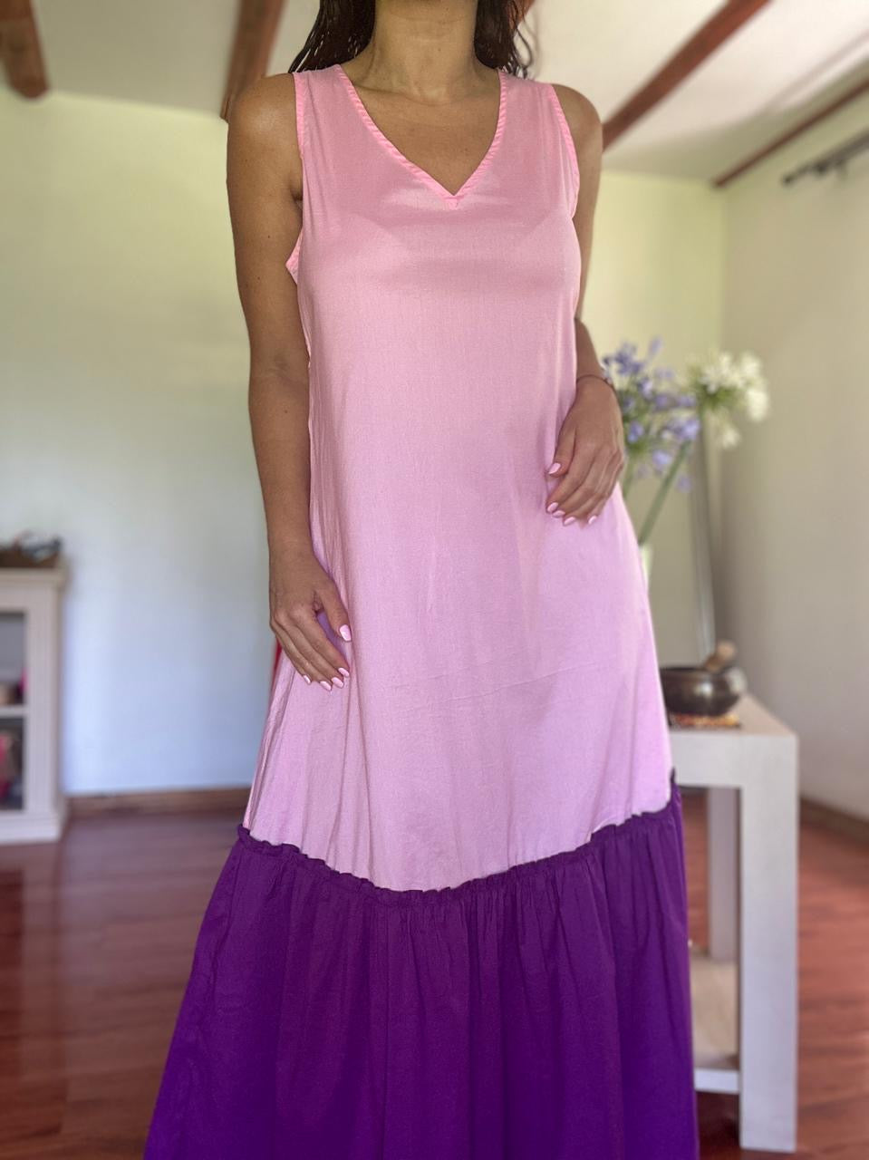 Vestido Jordania Rosado