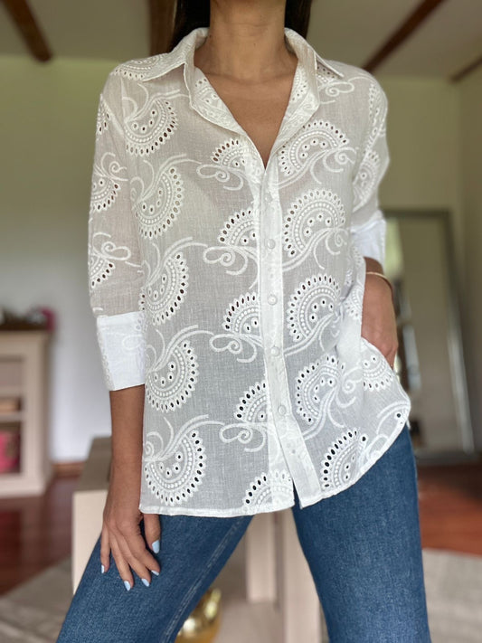 Blusa Amalia Blanco