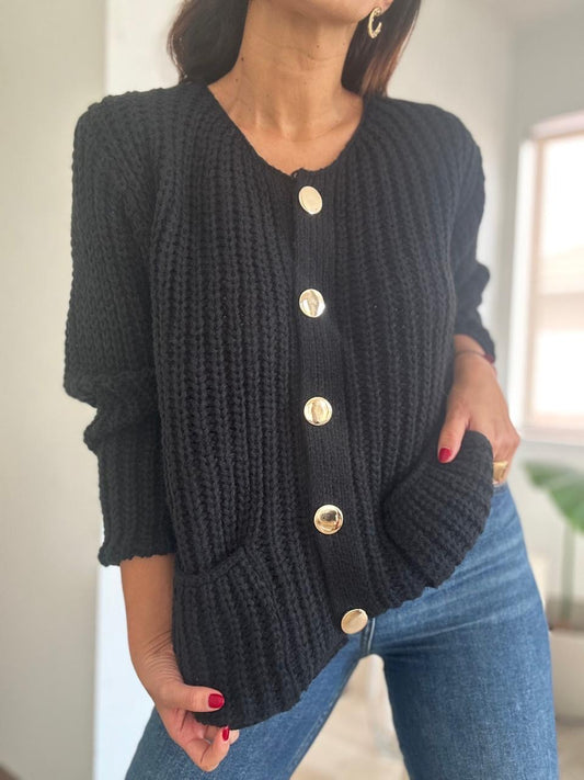 SWEATER PANAMA NEGRO