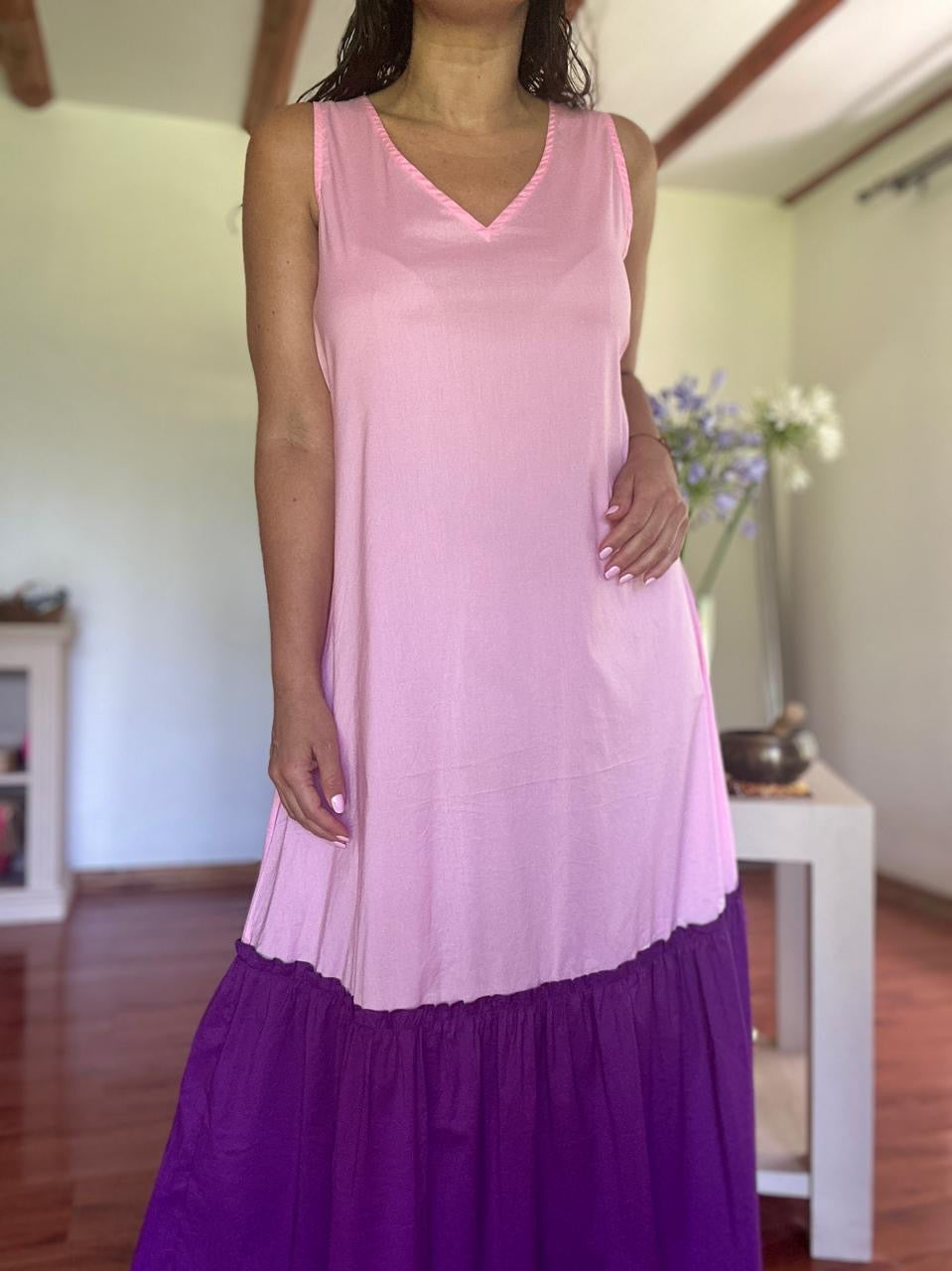 Vestido Jordania Rosado