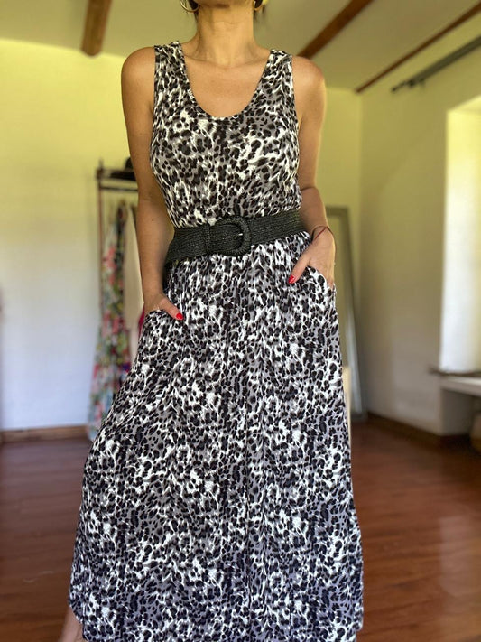 Vestido Milán Gris