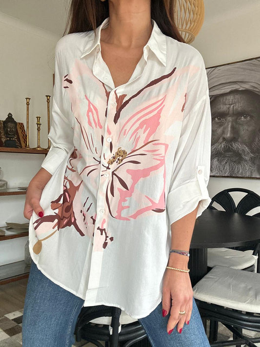 BLUSA FRANCIA ROSA