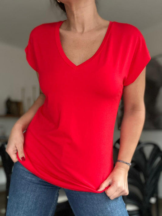 POLERA MORELIA ROJO