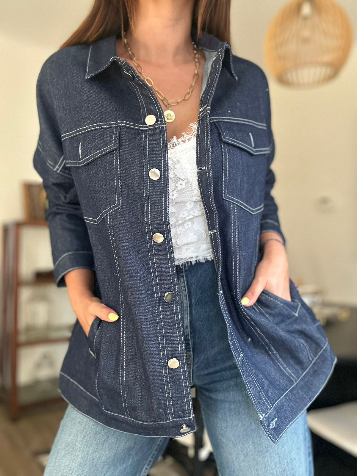 CHAQUETA EL CARMEN AZUL