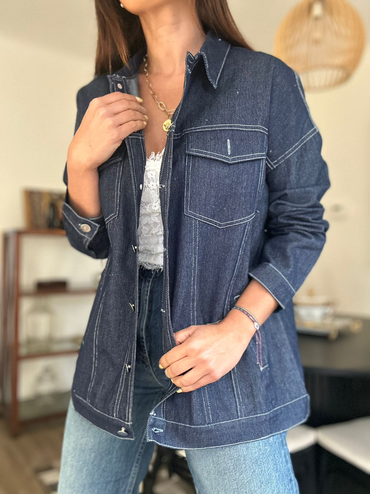 CHAQUETA EL CARMEN AZUL