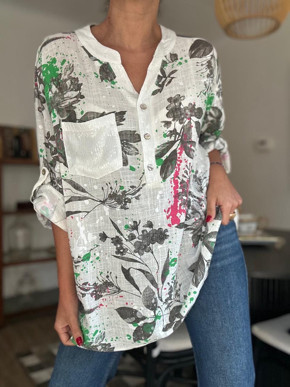 BLUSA FLORIDA CRUDO