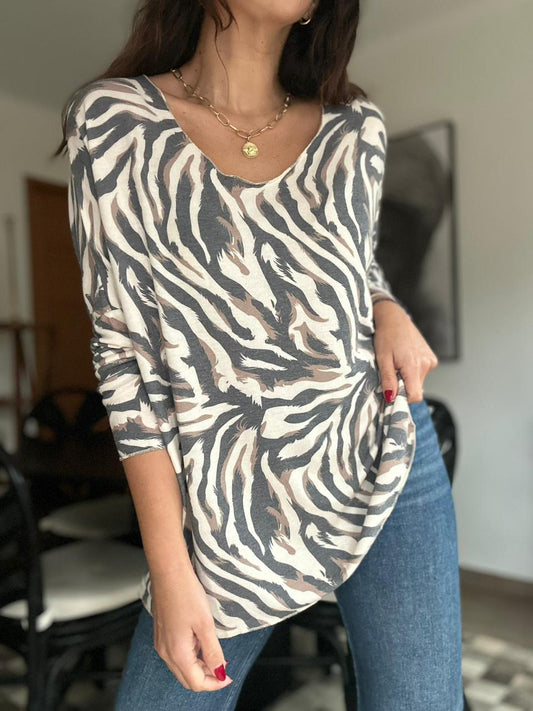POLERA COSTA RICA BEIGE
