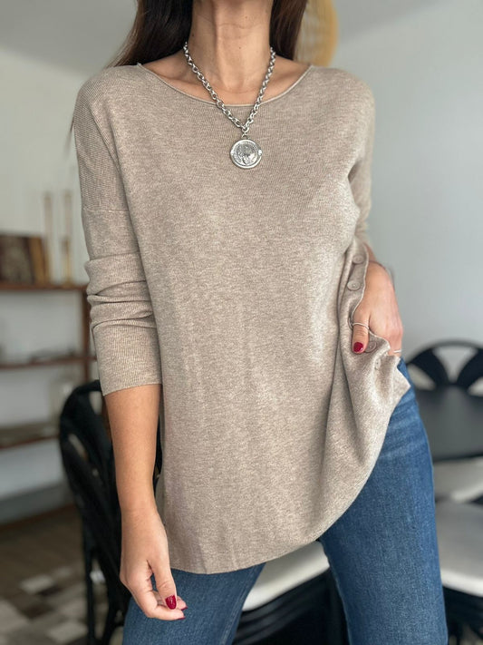 SWEATER GIRONA BEIGE