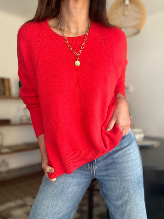 SWEATER HOUSTON  ROJO