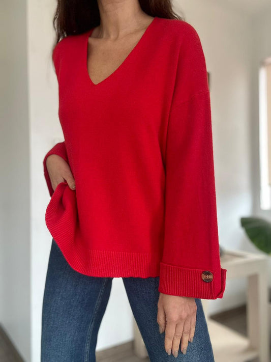 SWATER AUGUSTA ROJO