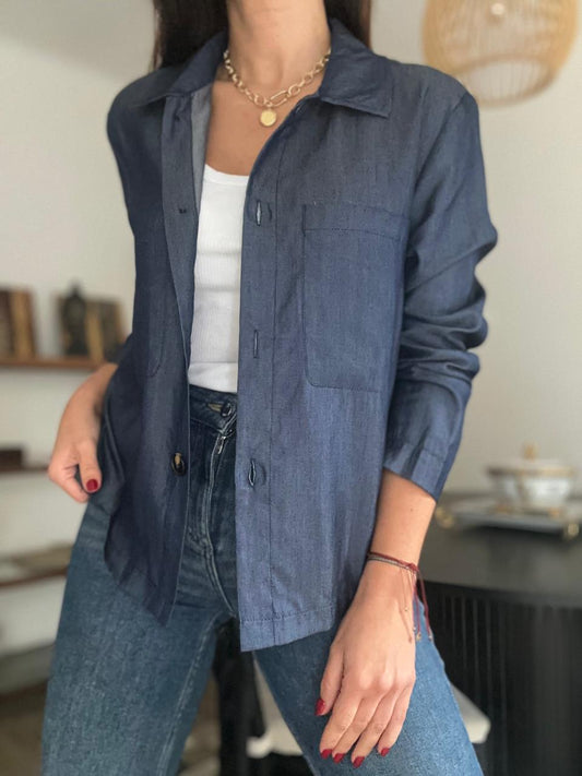 CAMISA SORIA AZUL