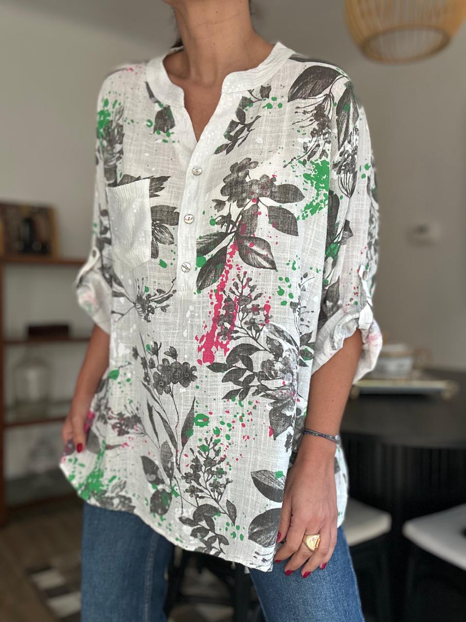 BLUSA FLORIDA CRUDO
